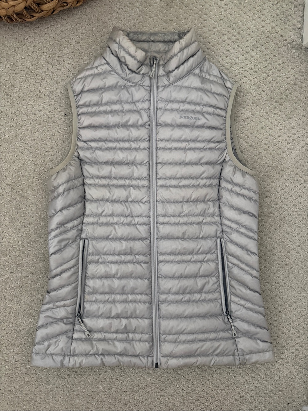 Patagonia Silver Quilted Down-Style Women's Vest
